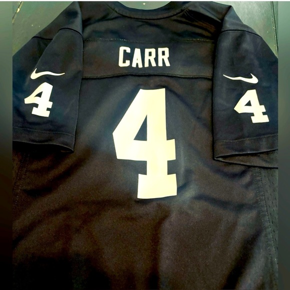 Las Vegas Raiders Derek Carr On Field Woman’s Jersey Size Large * By Nike - Picture 1 of 10